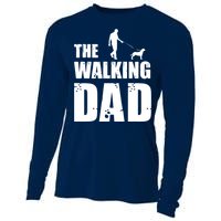 The Walking Dad Rottweiler Dog Lover Owner Dog Breed Gift Cooling Performance Long Sleeve Crew