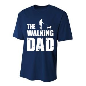 The Walking Dad Rottweiler Dog Lover Owner Dog Breed Gift Performance Sprint T-Shirt