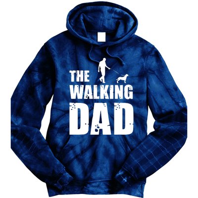 The Walking Dad Rottweiler Dog Lover Owner Dog Breed Gift Tie Dye Hoodie