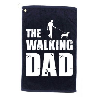 The Walking Dad Rottweiler Dog Lover Owner Dog Breed Gift Golf Towel