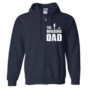 The Walking Dad Rottweiler Dog Lover Owner Dog Breed Gift Full Zip Hoodie