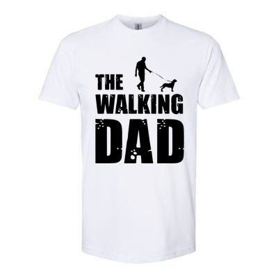 The Walking Dad Rottweiler Dog Lover Owner Dog Breed Gift Softstyle® CVC T-Shirt