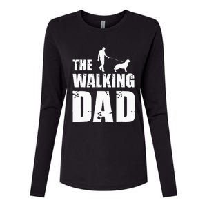 The Walking Dad Golden Retriever Dog Owner Dog Breed Gift Womens Cotton Relaxed Long Sleeve T-Shirt