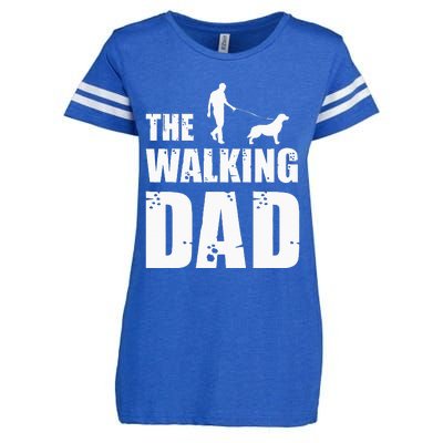 The Walking Dad Golden Retriever Dog Owner Dog Breed Gift Enza Ladies Jersey Football T-Shirt