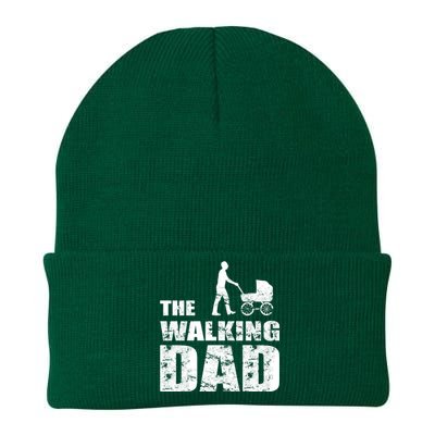 The Walking Dad With Stroller Knit Cap Winter Beanie