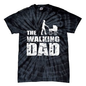 The Walking Dad With Stroller Tie-Dye T-Shirt