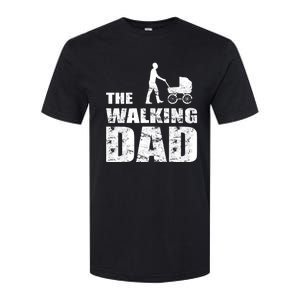 The Walking Dad With Stroller Softstyle CVC T-Shirt