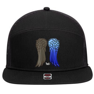 The Walking Dead Daryl Dixon New Wings 7 Panel Mesh Trucker Snapback Hat