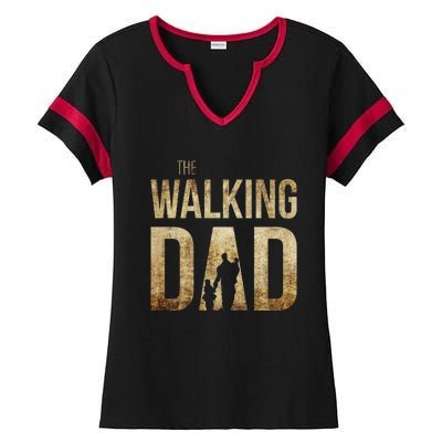 The Walking Dad Ladies Halftime Notch Neck Tee