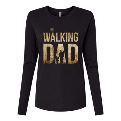 The Walking Dad Womens Cotton Relaxed Long Sleeve T-Shirt