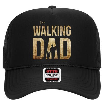 The Walking Dad High Crown Mesh Back Trucker Hat