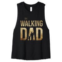 The Walking Dad Women's Racerback Cropped Tank