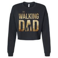 The Walking Dad Cropped Pullover Crew