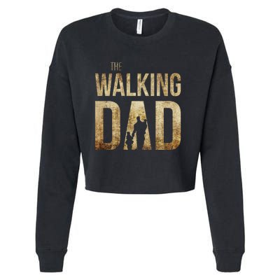 The Walking Dad Cropped Pullover Crew