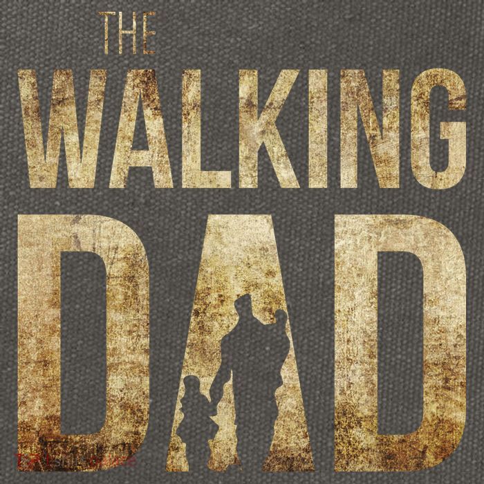 The Walking Dad Cotton Canvas Backpack
