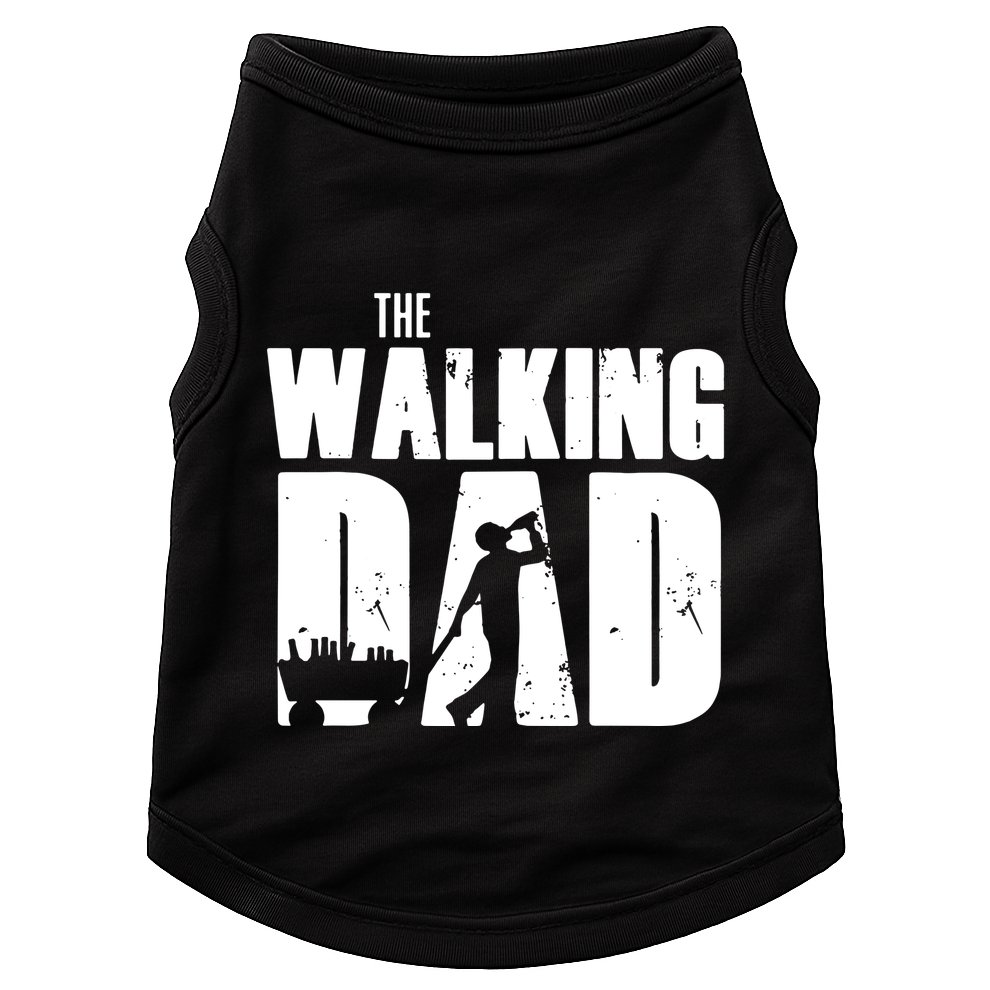 The Walking Dad Beer Fathers Day Doggie Tank