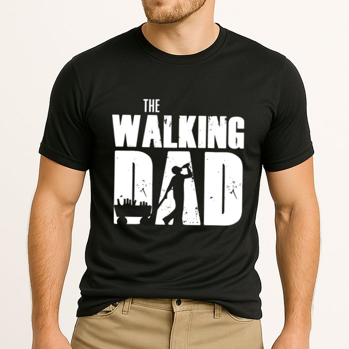 The Walking Dad Beer Fathers Day Cooling Performance Crew T-Shirt