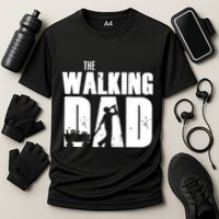 The Walking Dad Beer Fathers Day Cooling Performance Crew T-Shirt