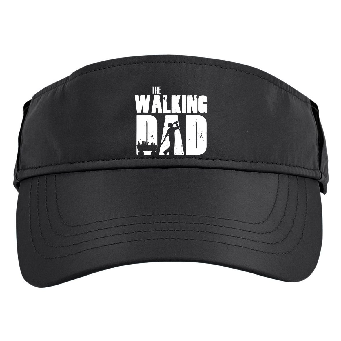 The Walking Dad Beer Fathers Day Adult Drive Performance Visor