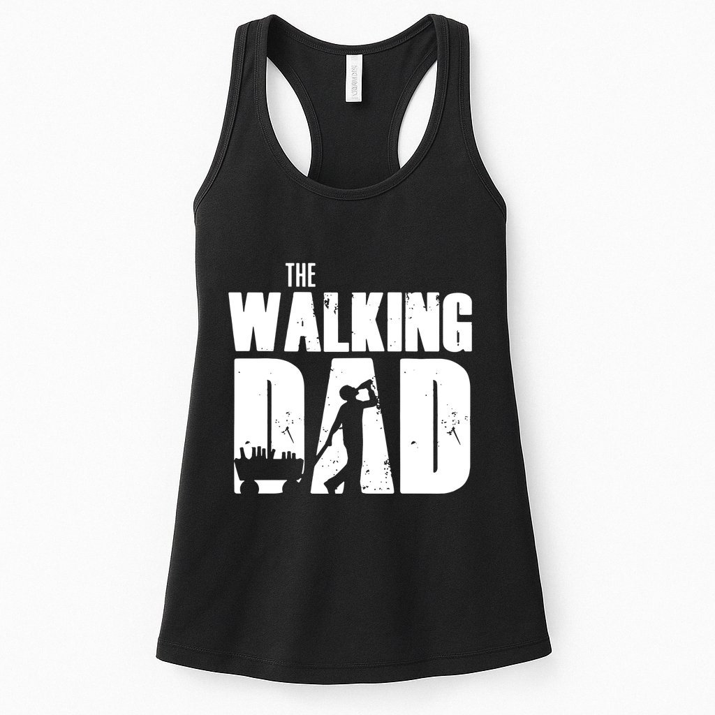 The Walking Dad Beer Fathers Day Womens Tank Top