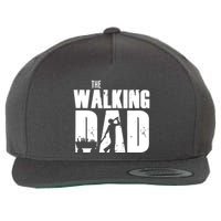The Walking Dad Beer Fathers Day Wool Snapback Cap
