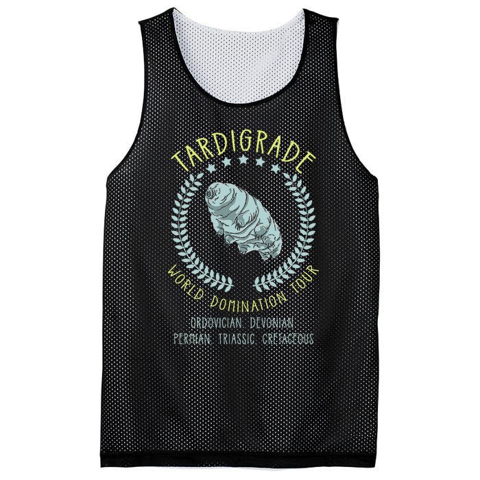 Tardigrade World Domination Microbiologist Gift Mesh Reversible Basketball Jersey Tank