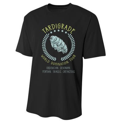 Tardigrade World Domination Microbiologist Gift Performance Sprint T-Shirt