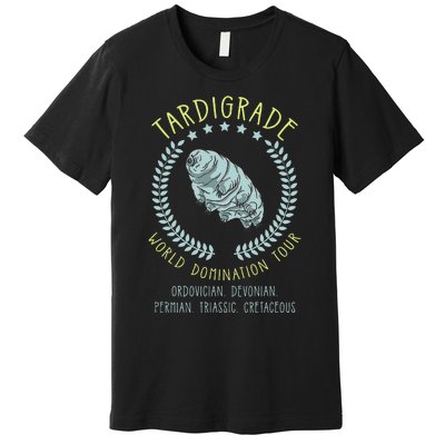 Tardigrade World Domination Microbiologist Gift Premium T-Shirt