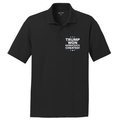 Trump Won Democrats Cheated PosiCharge RacerMesh Polo