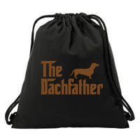 The Weiner Dog Father Funny Dachshund Drawstring Bag