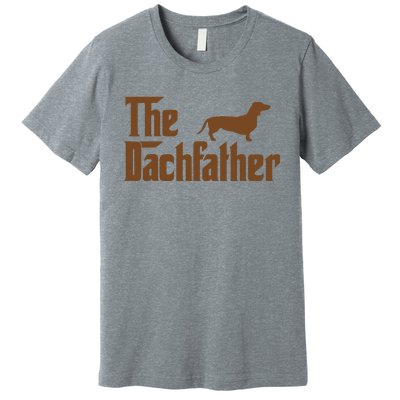 The Weiner Dog Father Funny Dachshund Premium T-Shirt