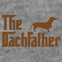 The Weiner Dog Father Funny Dachshund Short Acrylic Beanie