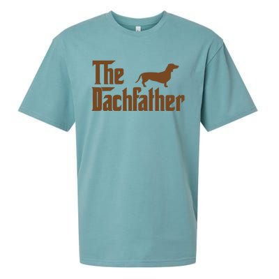 The Weiner Dog Father Funny Dachshund Sueded Cloud Jersey T-Shirt