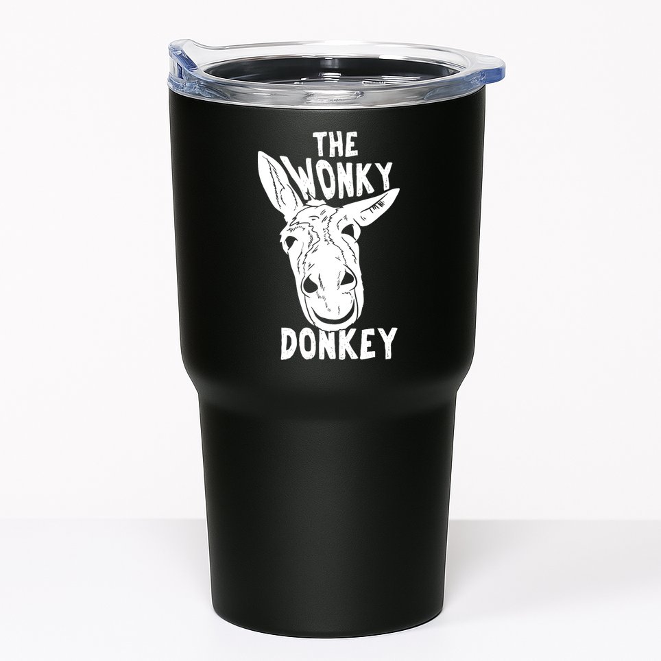 The Wonky Donkey Funny Donkey Lover Farm Animal Tumbler