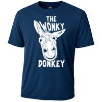 The Wonky Donkey Funny Donkey Lover Farm Animal Cooling Performance Crew T-Shirt