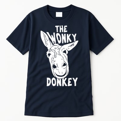 The Wonky Donkey Funny Donkey Lover Farm Animal Tall T-Shirt