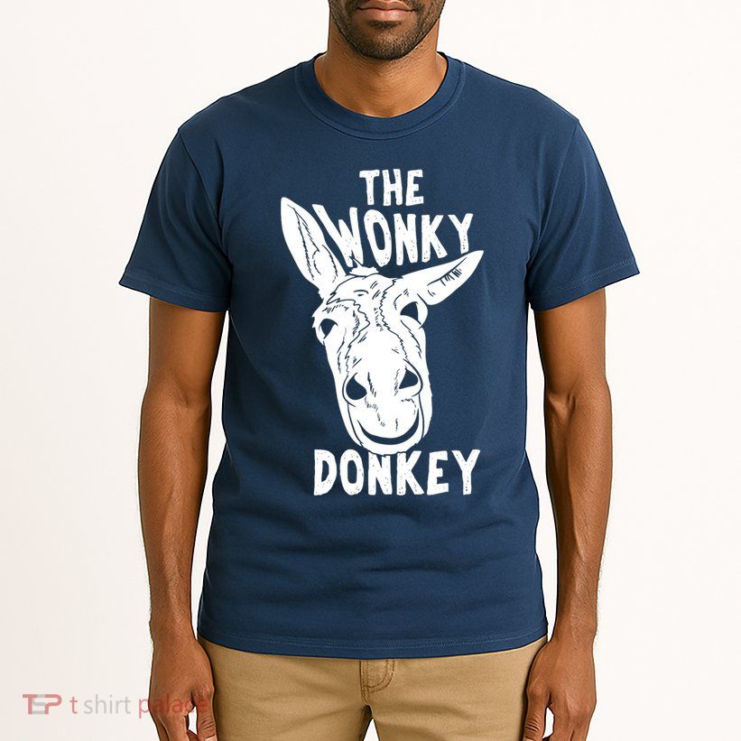 The Wonky Donkey Funny Donkey Lover Farm Animal Tall T-Shirt