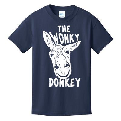 The Wonky Donkey Funny Donkey Lover Farm Animal Kids T-Shirt