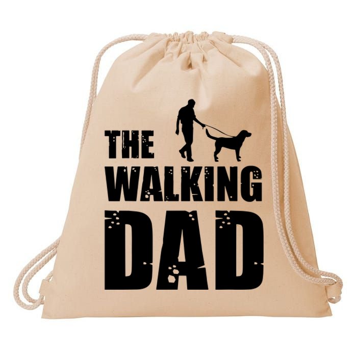 The Walking Dad Labrador Dog Lover Owner Dog Breed Pet Gift Drawstring Bag