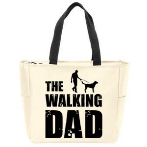 The Walking Dad Labrador Dog Lover Owner Dog Breed Pet Gift Zip Tote Bag