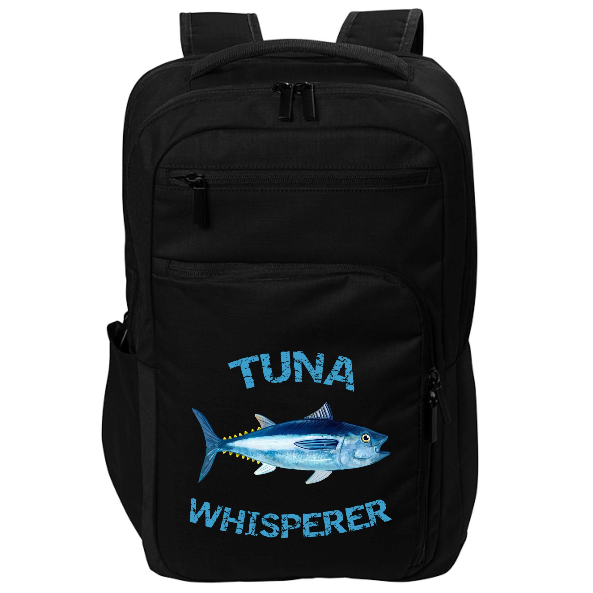 Tuna Whisperer Deep Sea Fishing Tuna Fish Bluefin Tuna Gift Impact Tech Backpack