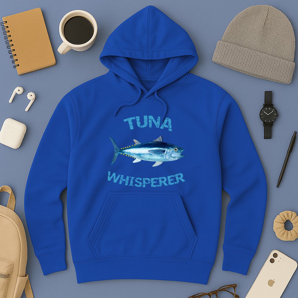 Tuna Whisperer Deep Sea Fishing Tuna Fish Bluefin Tuna Gift Hoodie