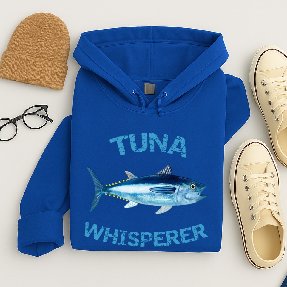 Tuna Whisperer Deep Sea Fishing Tuna Fish Bluefin Tuna Gift Hoodie