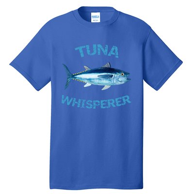 Tuna Whisperer Deep Sea Fishing Tuna Fish Bluefin Tuna Gift Tall T-Shirt