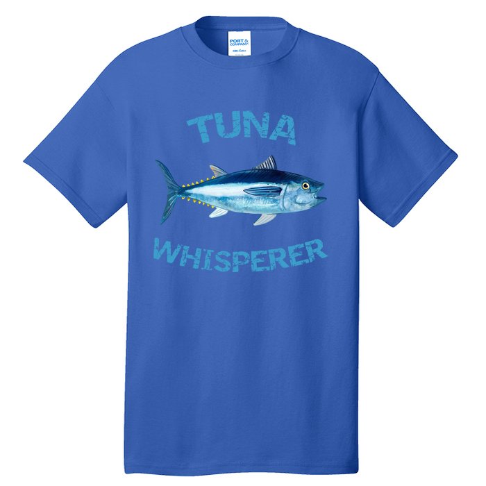 Tuna Whisperer Deep Sea Fishing Tuna Fish Bluefin Tuna Gift Tall T-Shirt