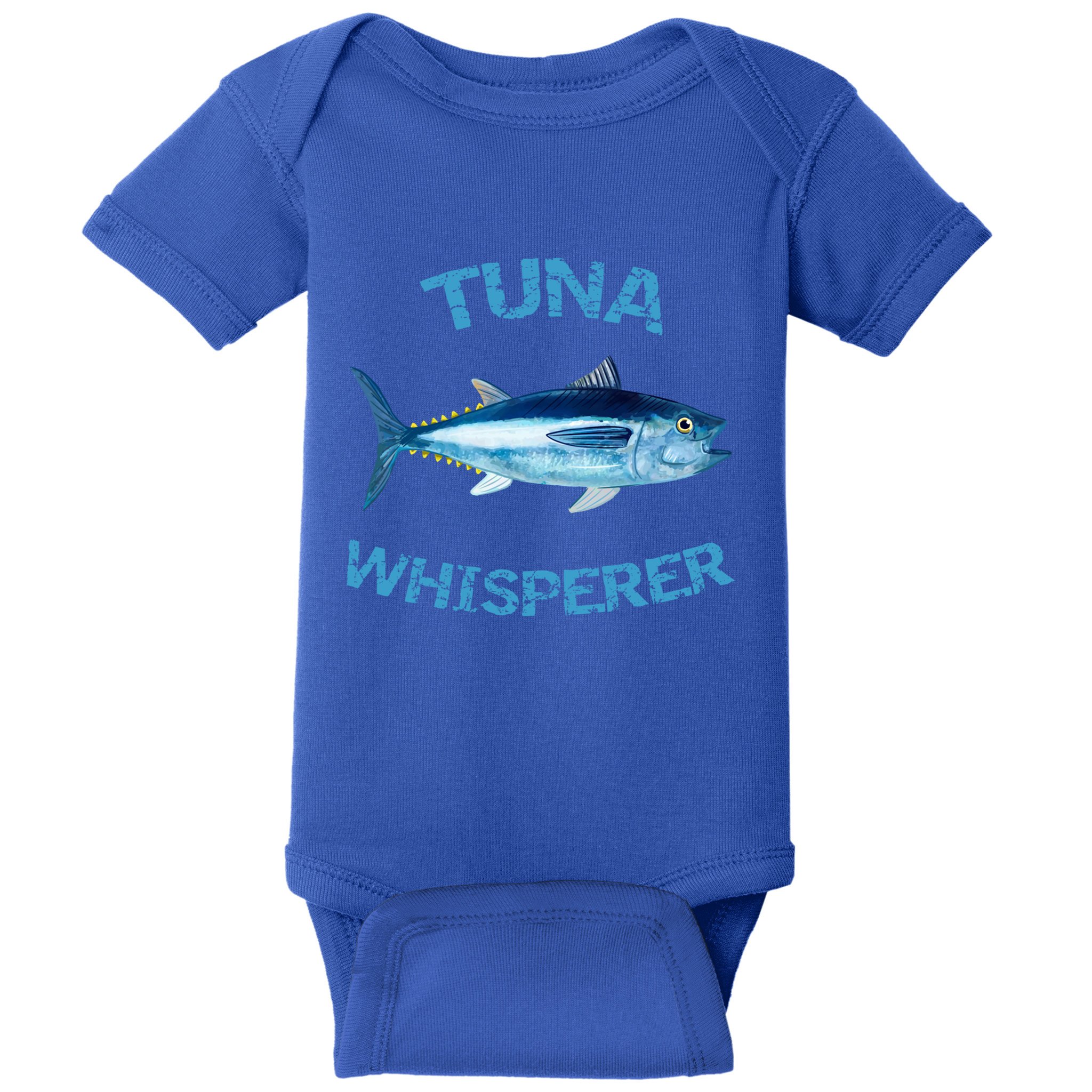 Tuna Whisperer Deep Sea Fishing Tuna Fish Bluefin Tuna Gift Baby Bodysuit