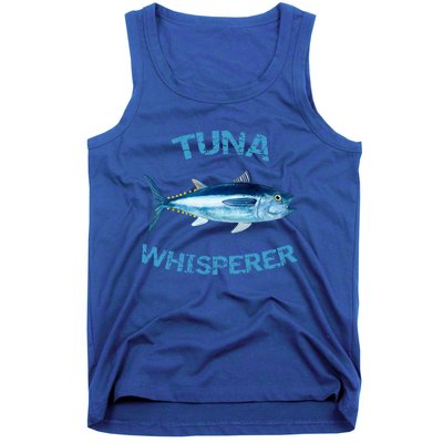 Tuna Whisperer Deep Sea Fishing Tuna Fish Bluefin Tuna Gift Tank Top