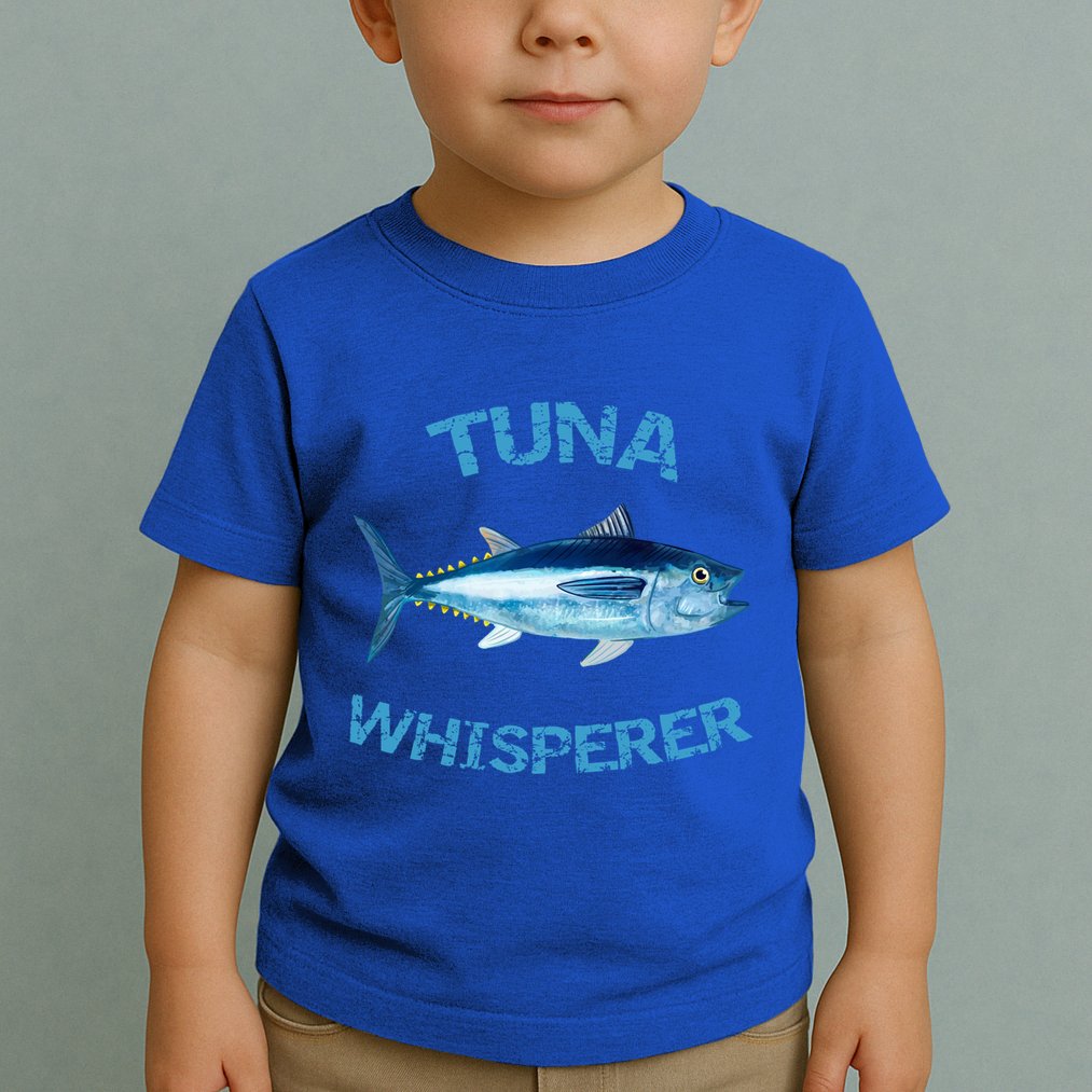 Tuna Whisperer Deep Sea Fishing Tuna Fish Bluefin Tuna Gift Toddler T-Shirt