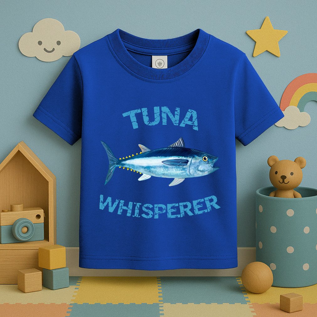 Tuna Whisperer Deep Sea Fishing Tuna Fish Bluefin Tuna Gift Toddler T-Shirt