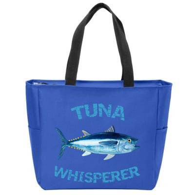 Tuna Whisperer Deep Sea Fishing Tuna Fish Bluefin Tuna Gift Zip Tote Bag
